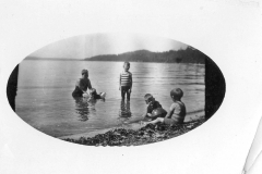 Blue binder photos 004 Carl standing Jack on his right looks like Qualicum Beach