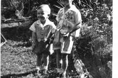 Blue binder photos 147 Mick Paddy aug 1955