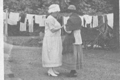 Gray Binder Photos 021 Ida1 getting her had read by a gypsy