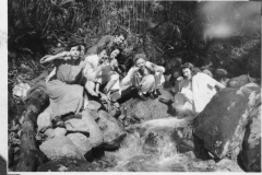 Gray Binder Photos 324 Eileen (3rd from right and friends) Hollyburn