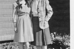 Gray Binder Photos 392 Eileen and Jessie abt 1945