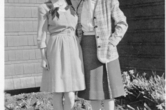 Gray Binder Photos 445 Eileen and Jessie abt 1944