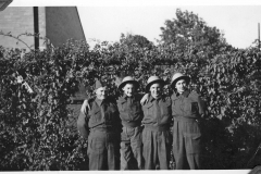 Gray Binder Photos 190 War Carl 2nd from left