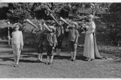 Gray Binder Photos 250 Port Alberni 1st May Queen 1934 jack is 2nd herold from left