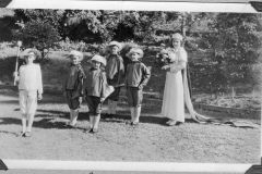 Gray Binder Photos 251 Port Alberni 1st May Queen 1934 Jack 2nd Herald from left