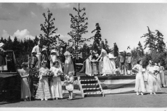 Gray Binder Photos 254 Port Alberni 1st May Queen 1934 Jack in under x