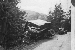 Gray Binder Photos 266 West Coast freight truck overturned near Cameron Lake