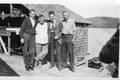 Gray Binder Photos 296 Sproat Lake Dave walker 2nd from left