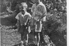 Gray Binder Photos 526 Paddy & Mick abt 1954