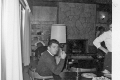 Gray Binder Photos 560 Jack at Tom Hursts House Sproat Lake 1961