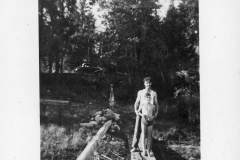 Hilma & Daves Album 123 Jack and his uncle George Walker Sproat lake