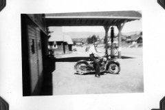 Hilma & Daves album 018 Carl & his motorcycle perhaps