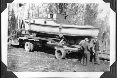 Hilma & Daves album 039 Moving boat to Sproat Lake