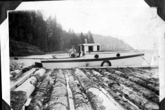 Hilma & Daves album 086 Davids boat Alberni canal