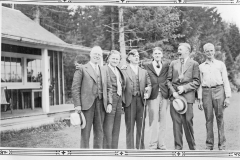 Hillmas photo album 048 Elks Convention Powell River 1937 Dave left centre