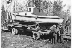 Hillmas photo album 055 Boat Launch Sproat Lake 1939