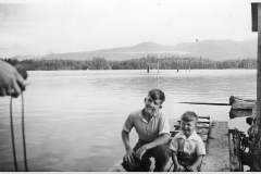 Hillmas photo album 095 Jack and who Sproat lake