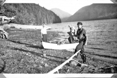 Jacks Album 010 Nahmint Lake 1947 Jack and who