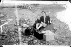 Jacks Album 014 Nahmint Lake 1947 Eileen