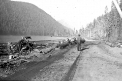 Jacks Album 063 Logging Deep Lake 1952