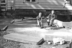 Jacks Album 068 Old House Summer 1955 Mick Paddy