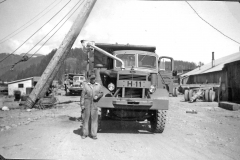 Jacks Album 080 Logging H-11 rebuilt May 1956 taken at Great Central Lake