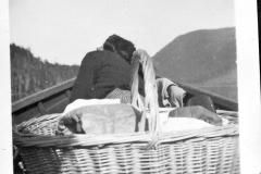 Eileens-photo-album-135-Sproat-Lake-abt-1947-picnic-basket