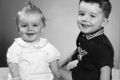 Family Portraits 020 Mick and Paddy Walker abt late 1952