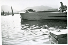 Photo booklets 121 Paddy Murphy Kel Jack in old boat July 1958